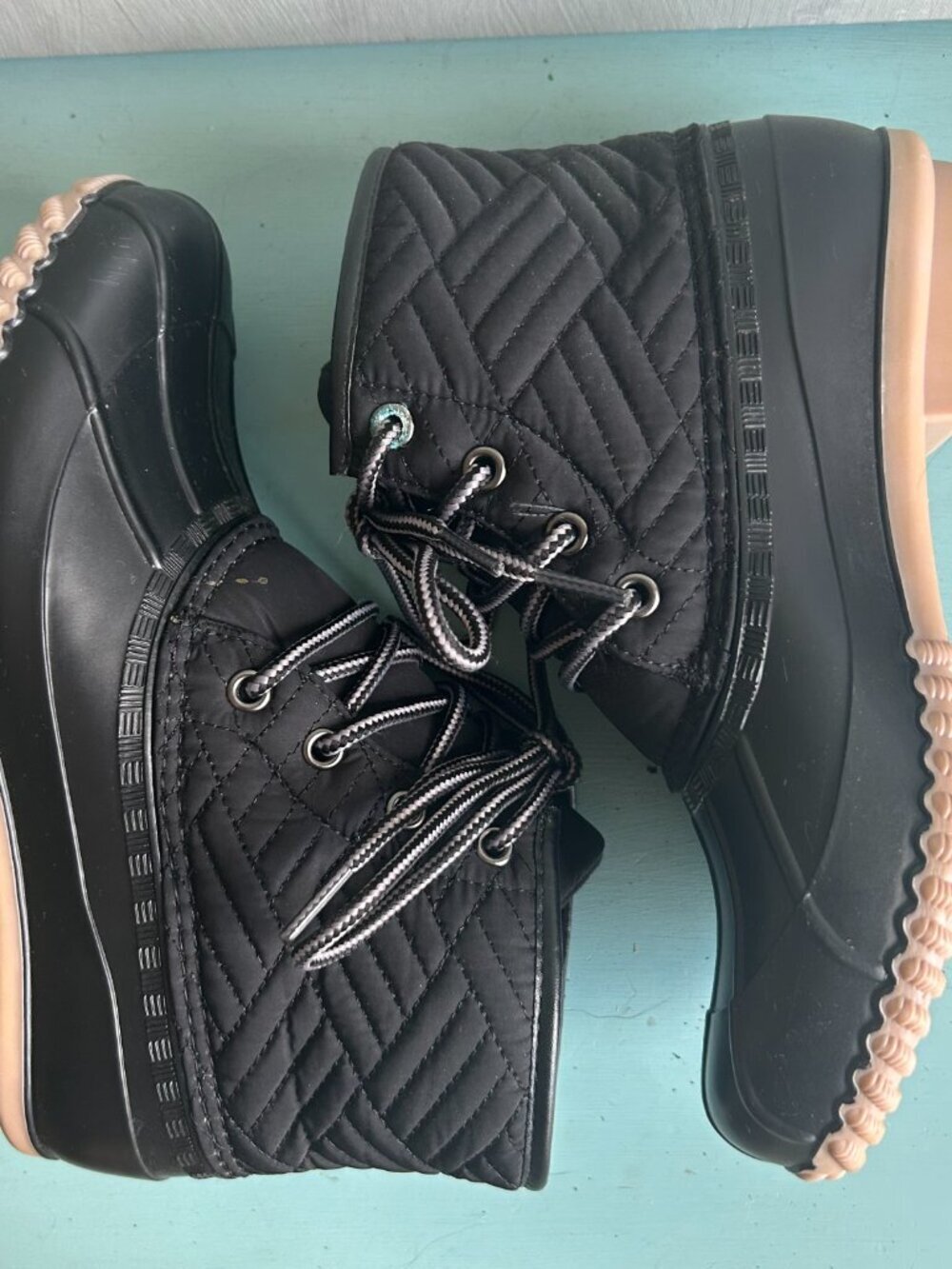 Magellan Outdoors Quilted Duck Boot Waterproof Rubber All Weather Size 6 - Picture 6 of 14